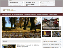 Tablet Screenshot of cuttrees.com
